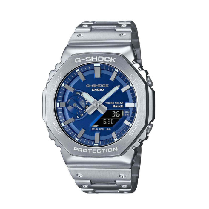 Casio G-Shock Tough Solar Με Μπλε Καντράν και Μπρασελέ GM-B2100AD-2AER