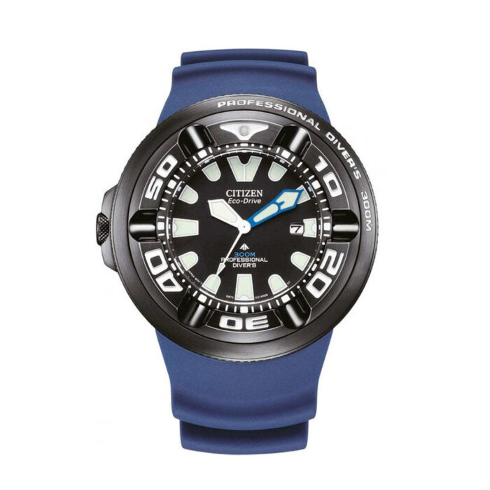 Citizen Promaster Eco-Drive Divers Blue Rubber Strap BJ8055-04E