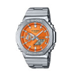 Casio G-Shock Chronograph Silver Stainless Steel Bracelet GM-2110D-4AER